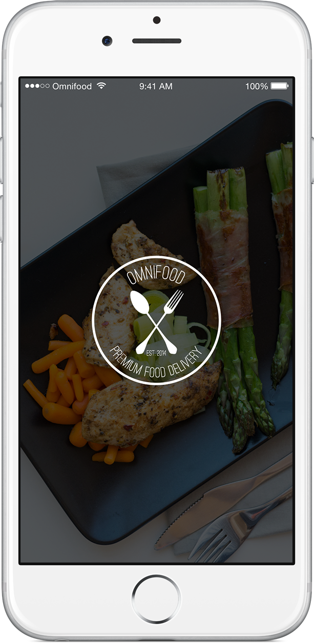 Gimmefood app on iPhone